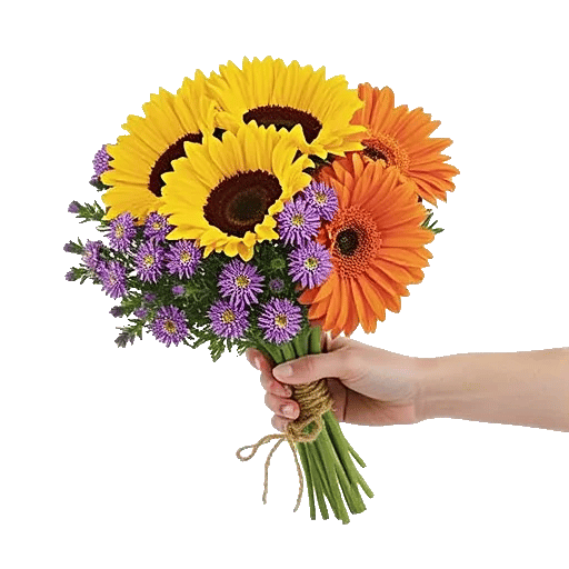 Golden Sunflower Bouquet