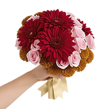 Crimson Blossom Harmony