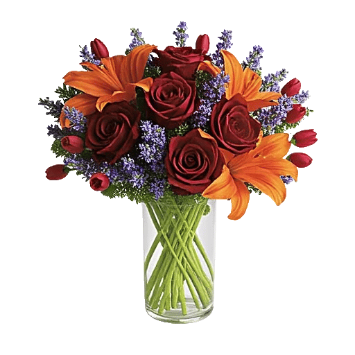 Crimson Blossom Harmony