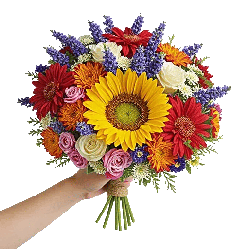Golden Sunflower Bouquet