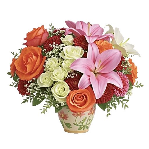 Blush Romantic Centerpiece