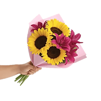 Golden Sunflower Bouquet