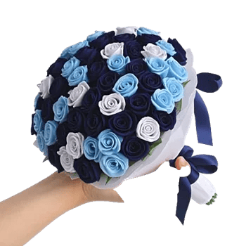 Elegant Blue Roses