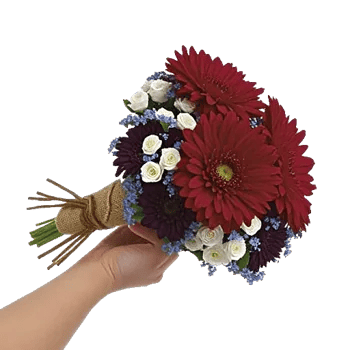 Crimson Blossom Harmony