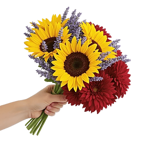 Golden Sunflower Bouquet