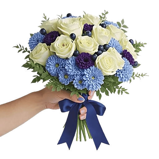 Elegant Blue Roses