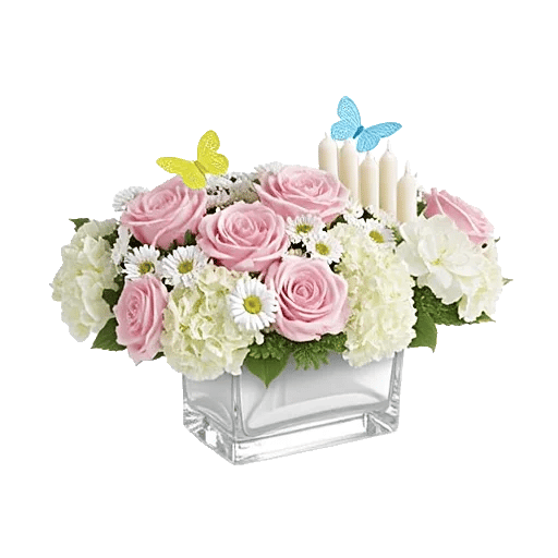 Blush Romantic Centerpiece