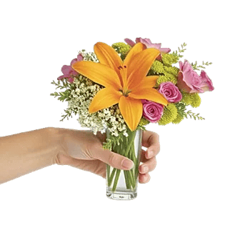 Graceful Lily Display