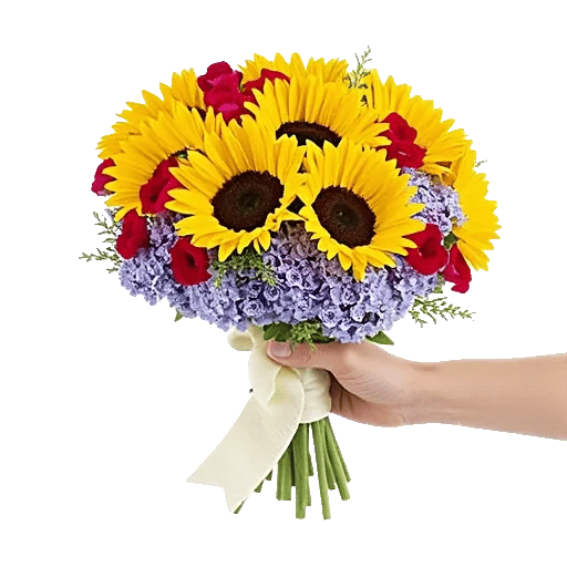 Golden Sunflower Bouquet