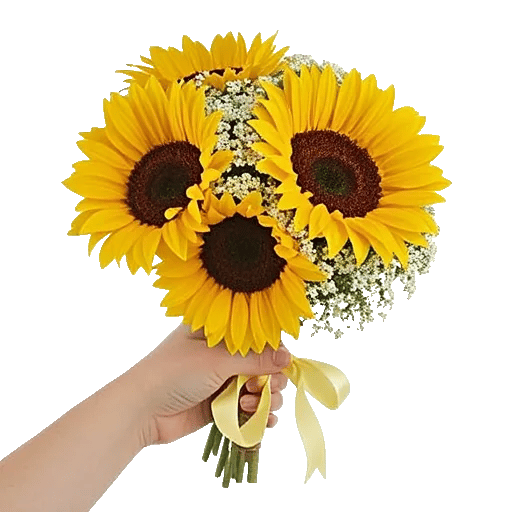 Golden Sunflower Bouquet