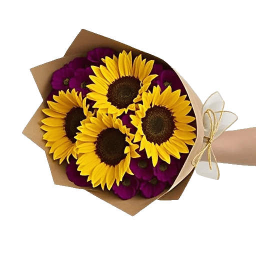 Golden Sunflower Bouquet