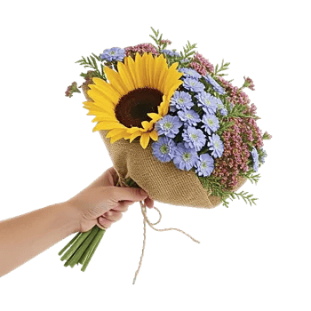 Golden Sunflower Bouquet