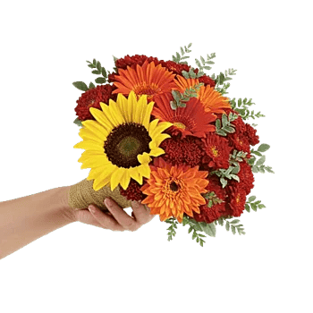 Golden Sunflower Bouquet