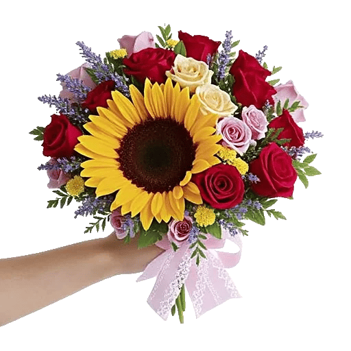 Golden Sunflower Bouquet