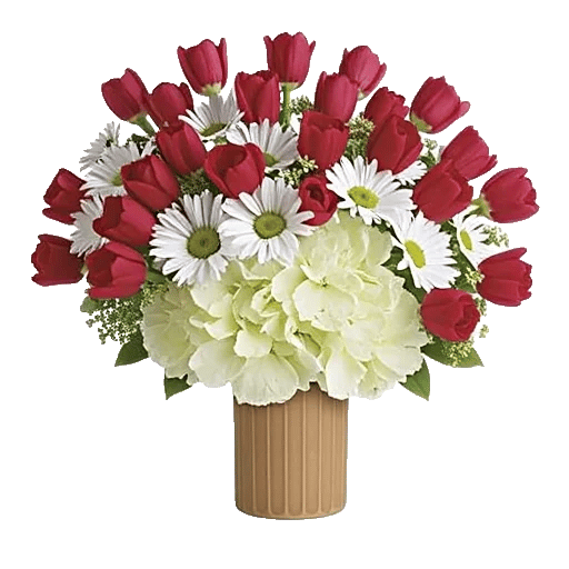 Crimson Blossom Harmony
