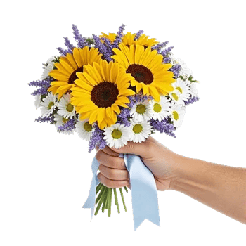 Golden Sunflower Bouquet