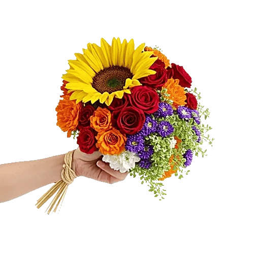 Golden Sunflower Bouquet