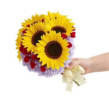 Golden Sunflower Bouquet