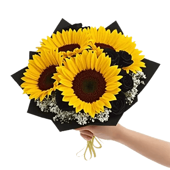 Golden Sunflower Bouquet
