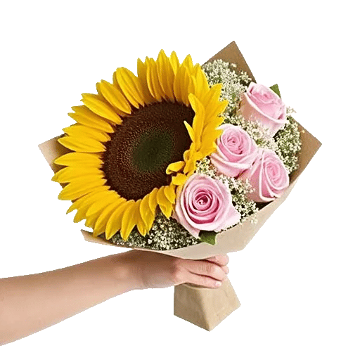 Golden Sunflower Bouquet