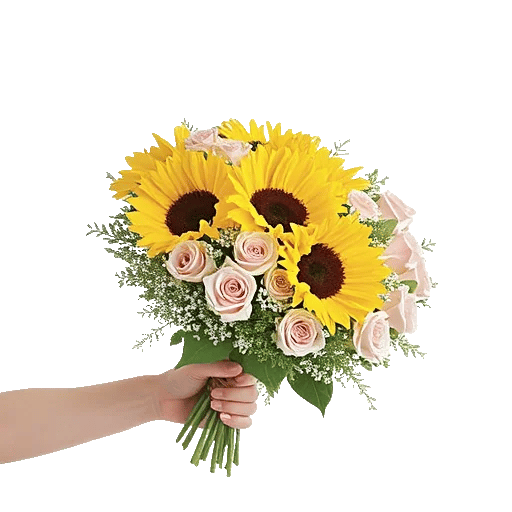 Golden Sunflower Bouquet