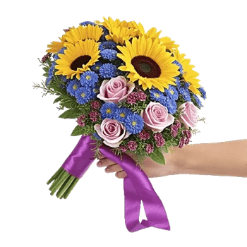 Golden Sunflower Bouquet