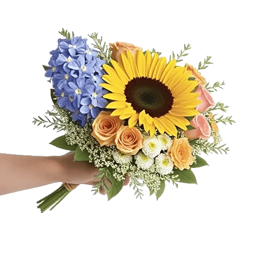 Golden Sunflower Bouquet