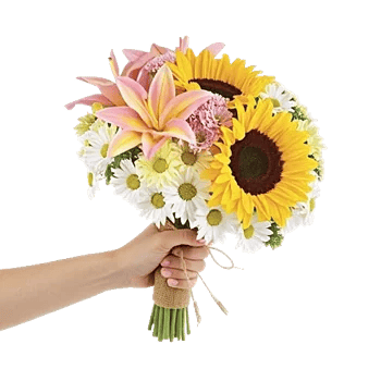 Golden Sunflower Bouquet