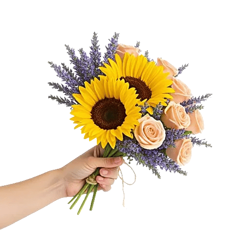 Golden Sunflower Bouquet