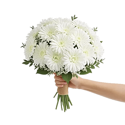 Minimalist White Orchids