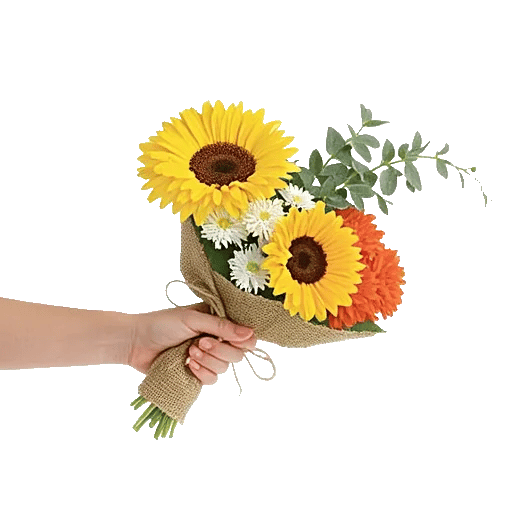Golden Sunflower Bouquet