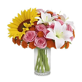 Radiant Bloom Cascade
