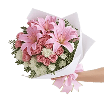 Graceful Lily Display