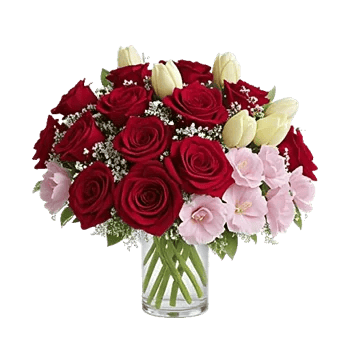 Crimson Blossom Harmony