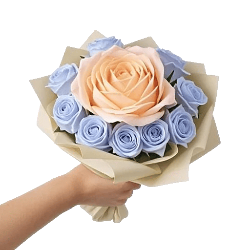 Elegant Blue Roses
