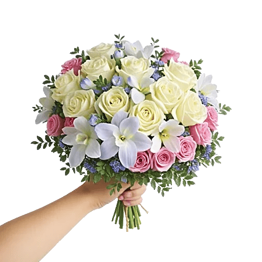 Minimalist White Orchids