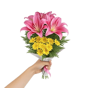 Graceful Lily Display