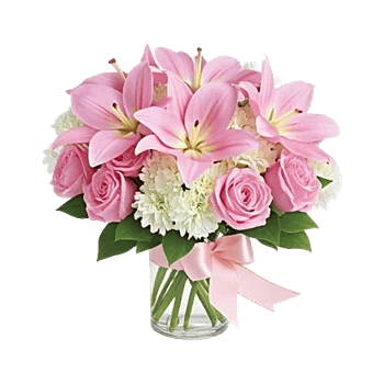 Graceful Lily Display