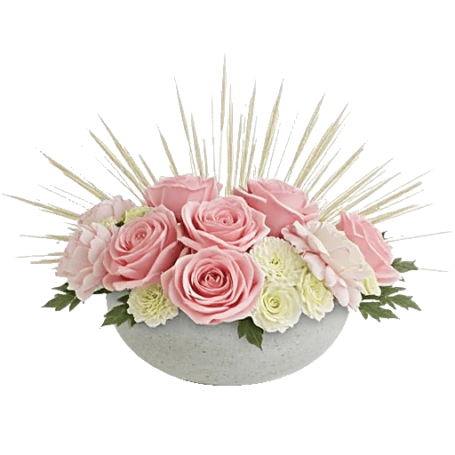 Blush Romantic Centerpiece