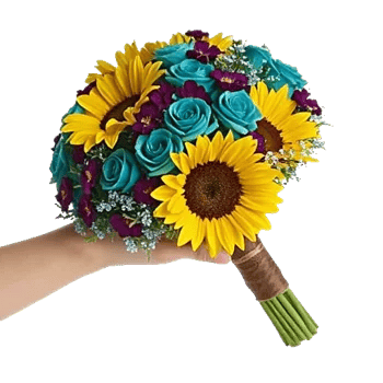Golden Sunflower Bouquet