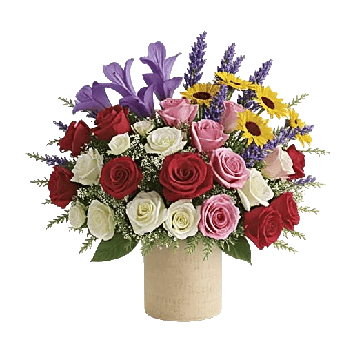 Crimson Blossom Harmony