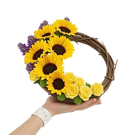 Amber Sunflower Glow