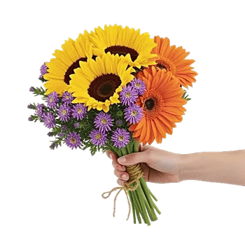 Golden Sunflower Bouquet