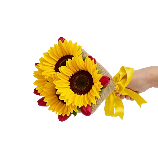Golden Sunflower Bouquet