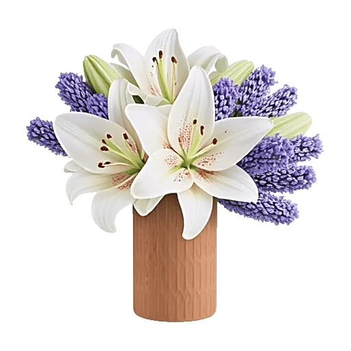 Graceful Lily Display