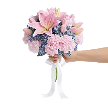 Graceful Lily Display