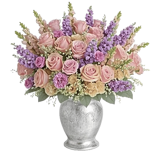 Blush Romantic Centerpiece