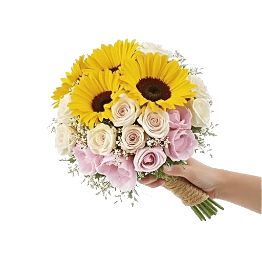 Golden Sunflower Bouquet