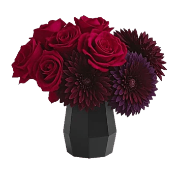 Crimson Blossom Harmony