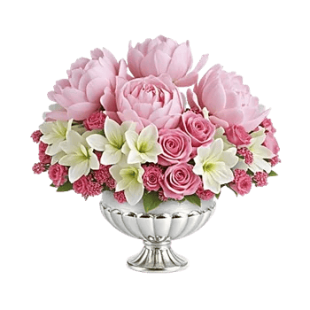 Blush Romantic Centerpiece